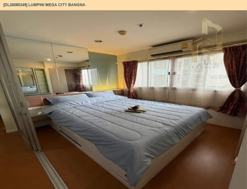 รูป DL26080349 ให้เช่าคอนโด ลุมพินี เมกะ ซิตี้ บางนา (Lumpini Mega city Bangna) ใกล้ BTS บางนา พร้อมเข้าอยู่ โทรด่วน 0638692663 LineID @952jdxxk - รูปที่ 4/12