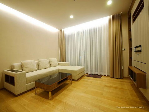 For rent The Address Asoke ⭐️30 th fl.⭐️65 sqm.⭐️2 bed 2 bath ,fully furnished. Rental price 43,000 THB 🌈Ready to move in 