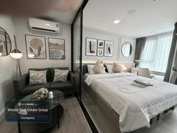 รูป 🏡 ให้เช่า Kave Town Colony | วิวสระแนวยาว 🌊 ระเบียงยื่น | 29 ตร.ม. | 15,000 บาท - รูปที่ 3/30