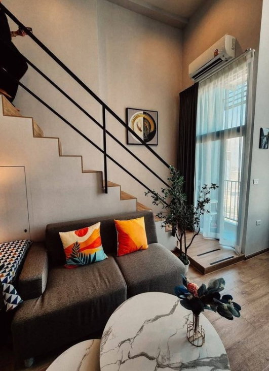 รูป Duplex ✨ ✨ ✨ Ideo rama9 - asoke28 sqm ชั้น30 ✨ ✨ ✨วิวสวนมักกะสัน ใกล้รถไฟฟ้า mrt พระราม 9 400 เมตร - รูปที่ 3/25