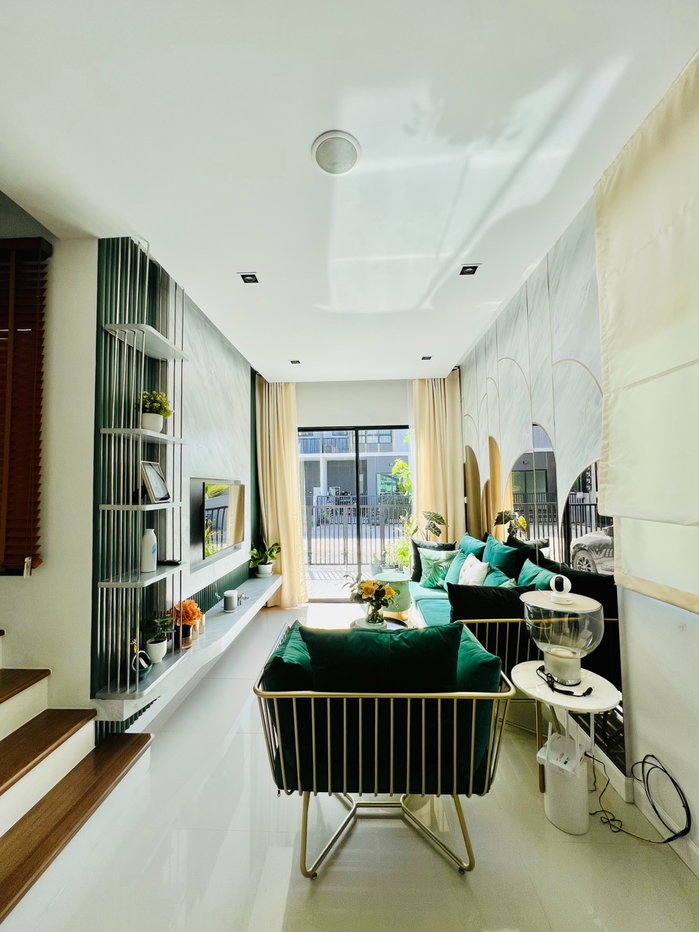 รูป ทาวน์โฮม 2 ชั้น บ้านตกแต่งBuit-In เฟอร์นิเจอร์ครบ ที่หมู่บ้าน The Thamm Signature ใกล้Airport link เพียง5 นาที และใกล้รถไฟ  - รูปที่ 7/20
