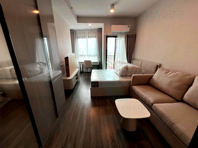 Condos for rent : For Rent Condo IDEO RAMKHAMHAENG LAM SALI STATION Building 1, Floor 25,Studio, Room size 24 sqm