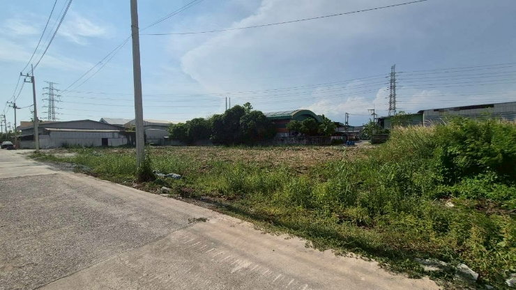picture "Land for Rent 2.5 Rai, Na Di, Samut Sakhon. Wide frontage, concrete road, dual access (front & back). Ideal for warehouse. Divisible for rent. " - 12/18