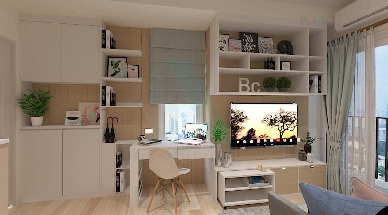 รูป 🚩 ให้เช่าคอนโด แชปเตอร์วัน อีโค รัชดา - ห้วยขวาง อาคาร D ชั้น 14 1 ห้องนอน ขนาด 30.00 ตรม ใกล้ เซ็นทรัล พระราม 9 - รูปที่ 5/8