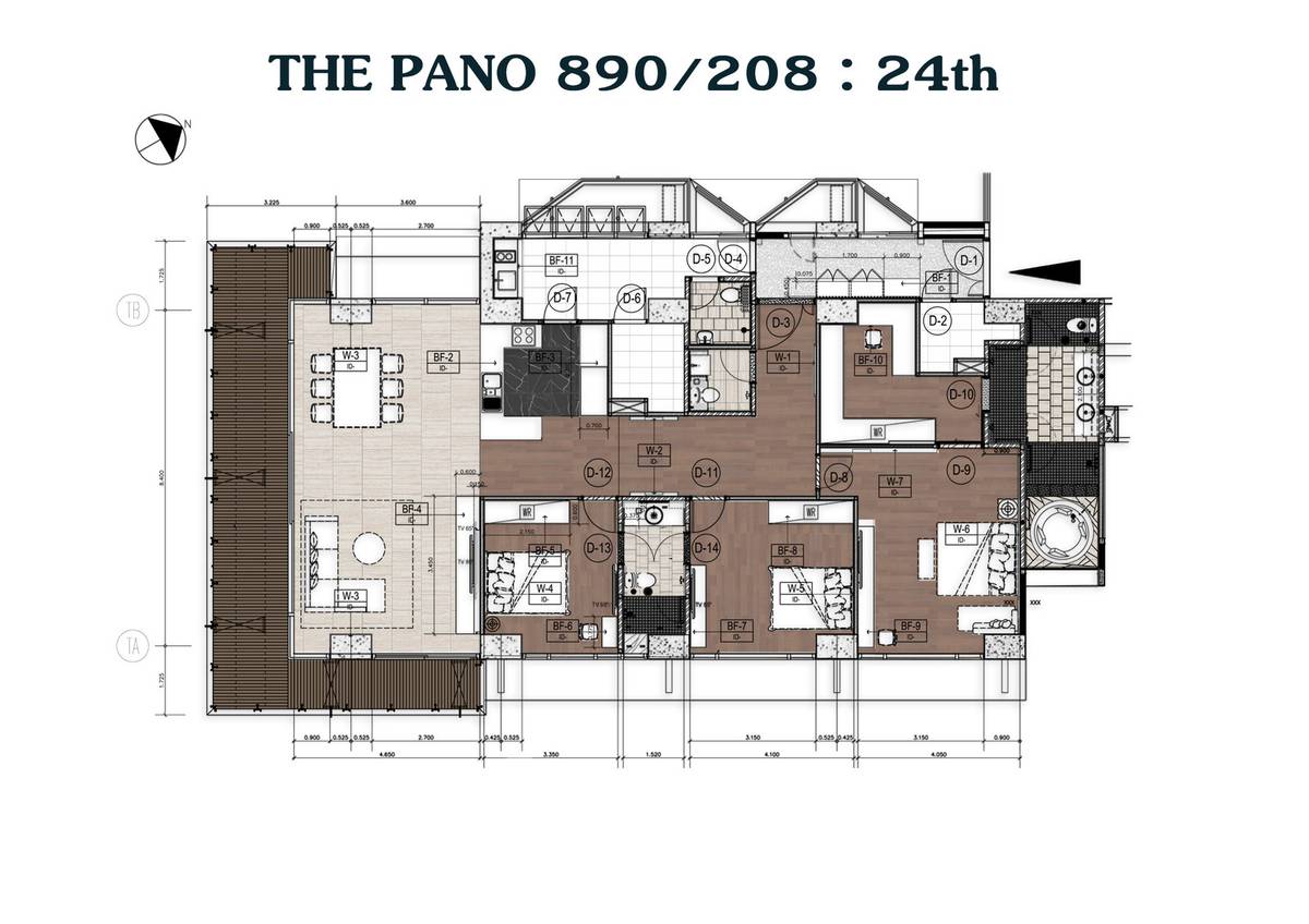 รูป ราคาน่าสนใจ คอนโด 3 ห้องนอน 225 ตร.ม. ชั้น 24 The Pano Rama 3 (ID 3152087) - รูปที่ 35/35
