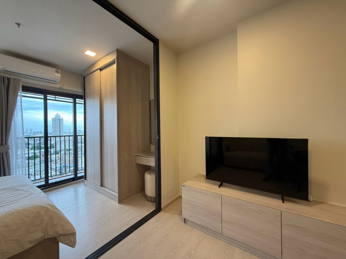 รูป ให้เช่า FLO 1 นอน ติดBTS คลองสาน ใกล้ICONSIAM ห้องใหม่ วิวแม่น้ำ อยู่คนแรก!! - รูปที่ 2/9