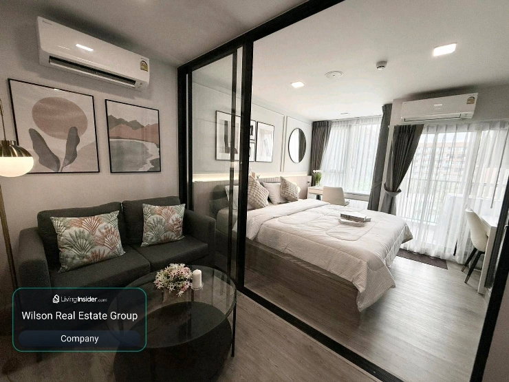 รูป 🏡 ให้เช่า Kave Town Colony | วิวสระแนวยาว 🌊 ระเบียงยื่น | 29 ตร.ม. | 15,000 บาท - รูปที่ 6/30