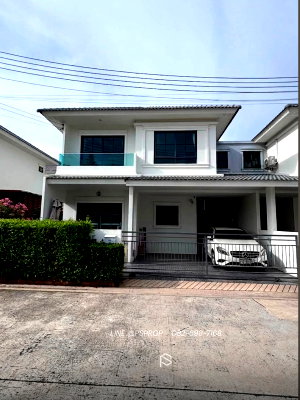 เช่าบ้านเดี่ยว ตลาดปลาบางแสน : บ้านเช่าหนองมน เดินทางสะดวกม.บูรพา หมู่บ้านมณีรินทร์ มิดทาวน์✅ พร้อมเข้าอยู่ #HR0098