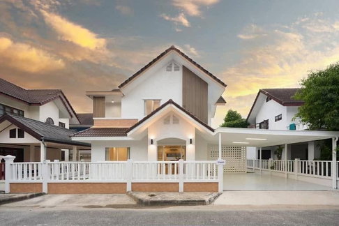 POS บ้านเดี่ยว ในหมู่บ้านขวัญเวียง หางดง สไตล์โมเดิร์นมินิมอล เฟอร์นิเจอร์ เครื่องใช้ไฟฟ้าครบชุด