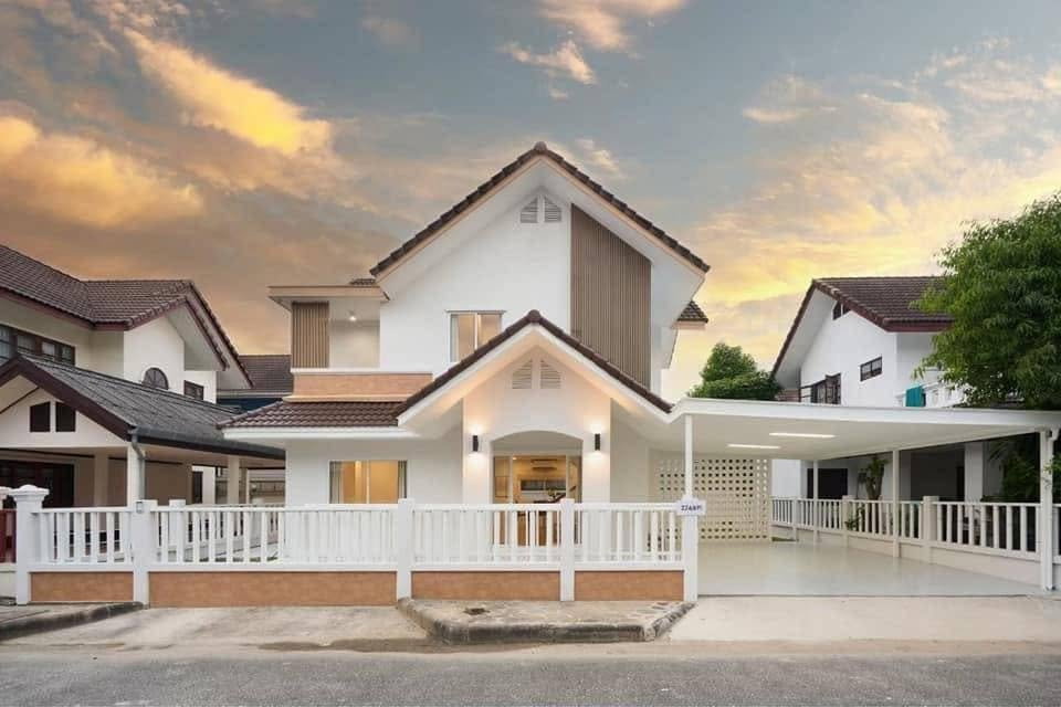 รูป POS บ้านเดี่ยว ในหมู่บ้านขวัญเวียง หางดง สไตล์โมเดิร์นมินิมอล เฟอร์นิเจอร์ เครื่องใช้ไฟฟ้าครบชุด - รูปที่ 1/40