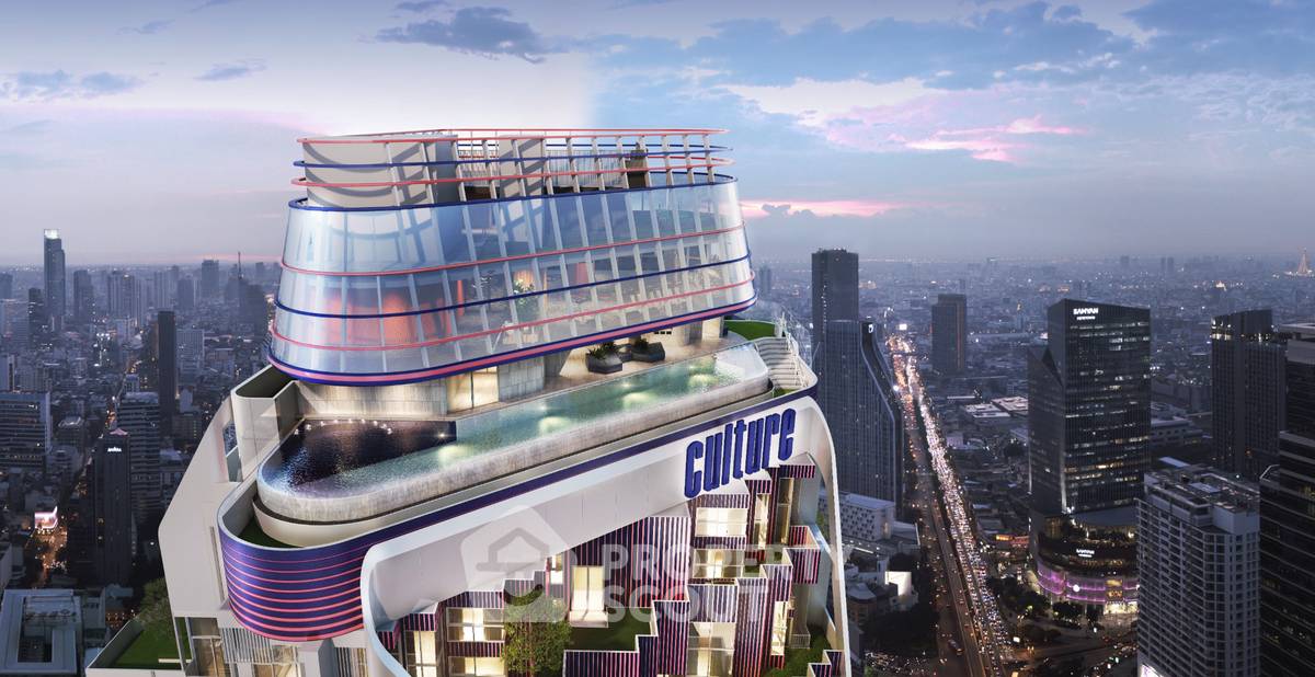 รูป คอนโด 2 ห้องนอน Culture Chula ใกล้ MRT สามย่าน 300 ม. (ID 3171085) - รูปที่ 1/9
