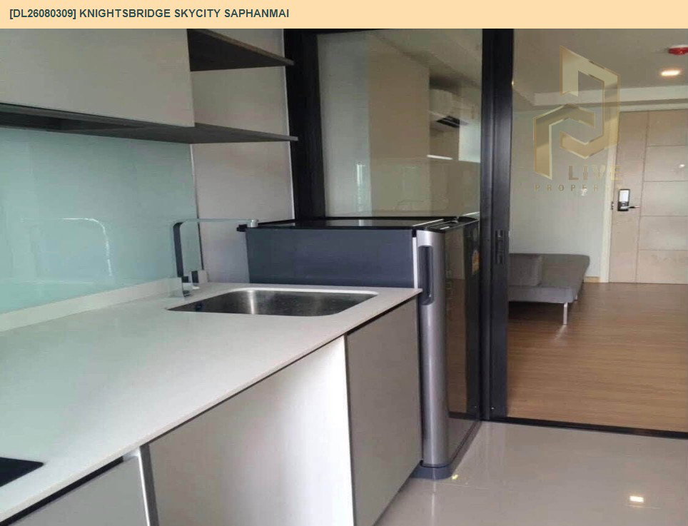 รูป DL26080309 ให้เช่าคอนโด ไนท์บริดจ์ สกายซิตี้ สะพานใหม่ (Knightsbridge Skycity Saphanmai) ใกล้ BTS สายหยุด พร้อมเข้าอยู่ โทรด่วน 0638692663 LineID @952jdxxk - รูปที่ 4/8