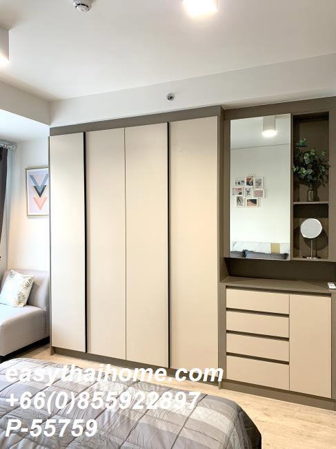 รูป P-55759 ให้เช่า (ไอดีโอ สาทร-วงเวียนใหญ่)  | เฟอร์นิเจอร์ครบ | ใกล้ BTS วงเวียนใหญ่ | พร้อมเข้าอยู่ 📞 Line ID: @easythaihome | 085-592-2897 - รูปที่ 5/17