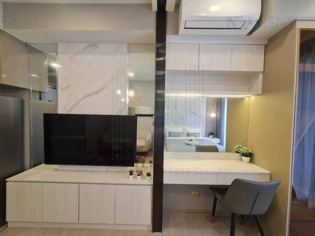 รูป 🚩 ให้เช่าคอนโด วันไนน์ไฟว์ อโศก-พระราม 9 อาคาร 1 ชั้น 35 1 ห้องนอน ขนาด 28 ตรม ใกล้ เซ็นทรัล พระราม 9 - รูปที่ 7/8