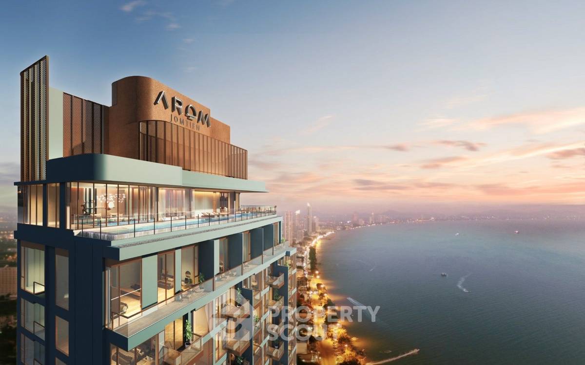 รูป ชั้น 22 ขายคอนโด 1 ห้องนอน ขนาด 38 ตร.ม. AROM JOMTIEN (ID 998224) - รูปที่ 2/10