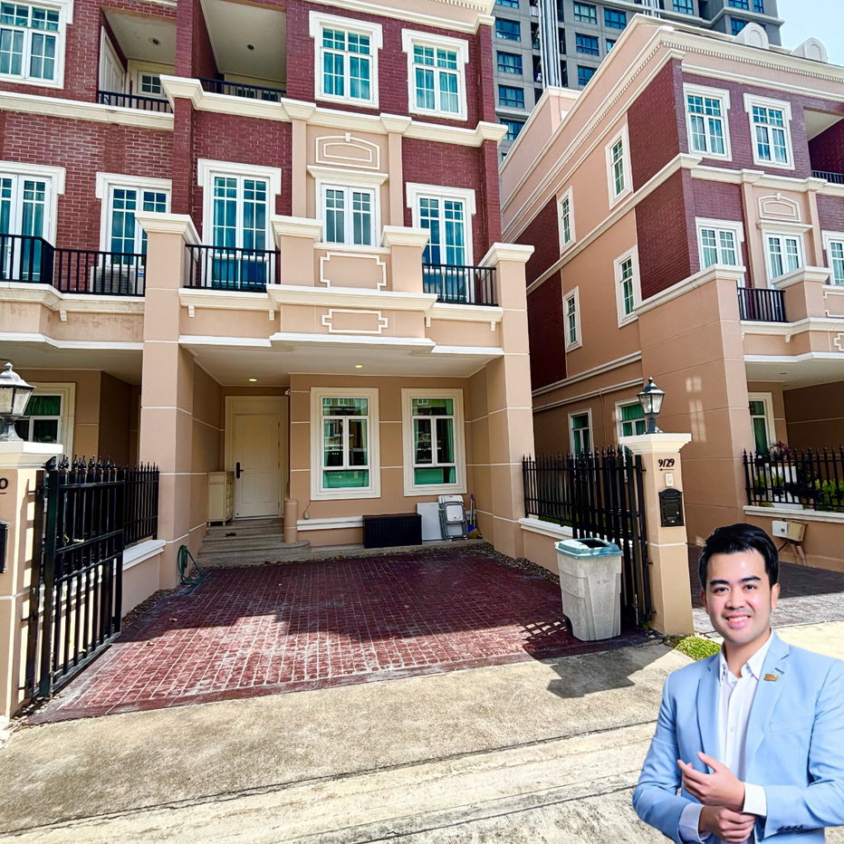 รูป 🏡 ทาวเฮ้าส์หรู 4 ชั้น แปลงมุม ให้เช่า | Garden Square Sukhumvit 77 ✨ ตกแต่งสไตล์บ้านตัวอย่าง | ติด Bangkok Prep International School - รูปที่ 2/35