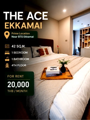 Condos for rent : For Rent | The ACE Ekkamai ready to move in.