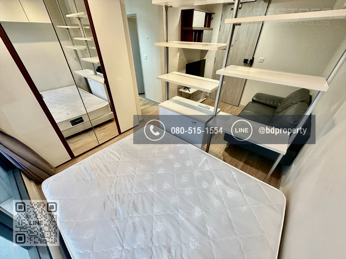 รูป Bestdeal ให้เช่า Studio 22ตรม.ราคา 13,500/เดือนเท่านั้น เฟอร์นิเจอร์และเครื่องใช้ไฟฟ้าครบ “IDEO MOBI RAMA 9” ใกล้MRT และ เซ็นทรัลพระราม 9 เพียง 80 ม. - รูปที่ 6/9