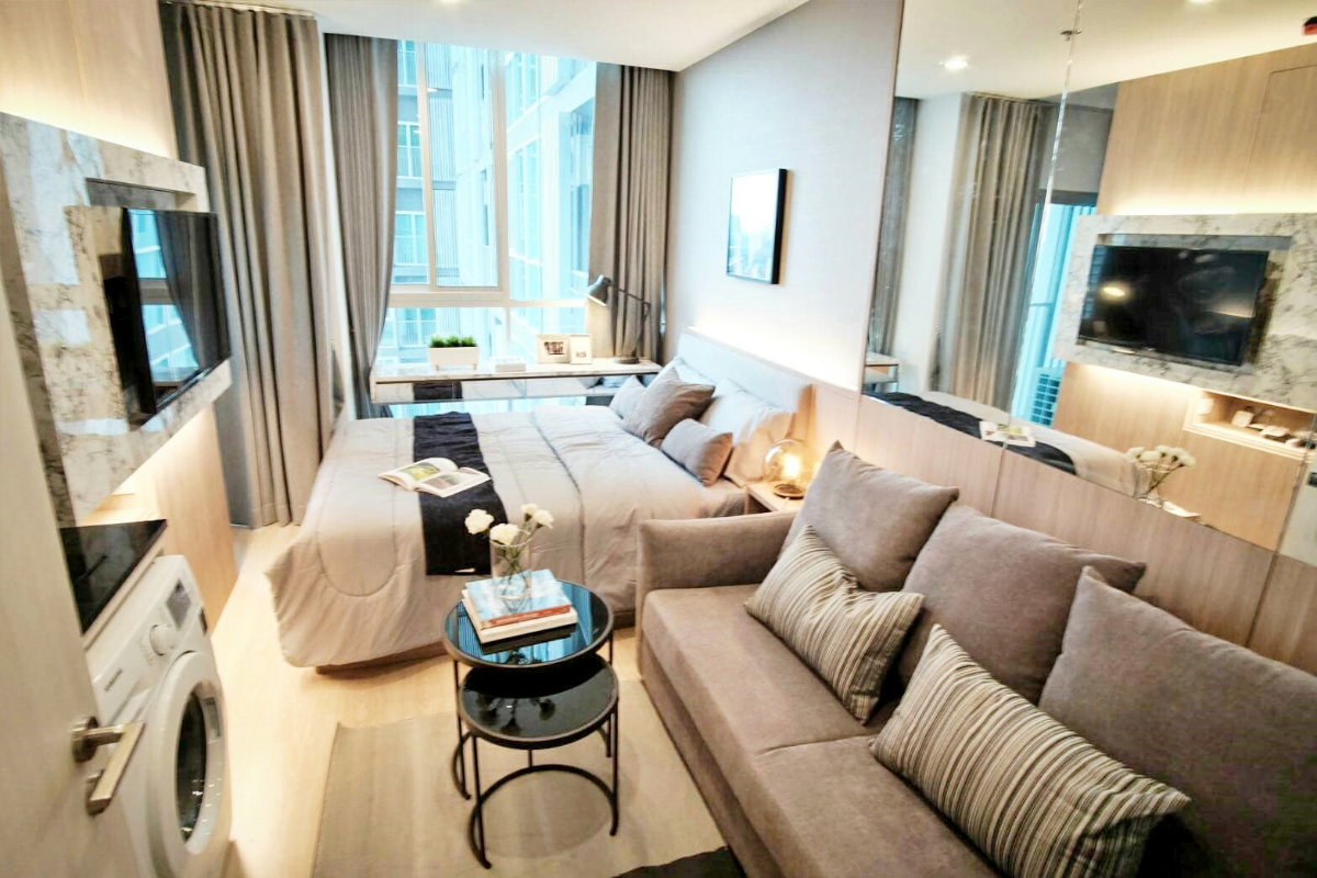 รูป I HAVE CONDO⚡️⚠️🛋️🛌โนเบิล รีวอลฟ์ รัชดา ห้วยขวาง - รูปที่ 3/8