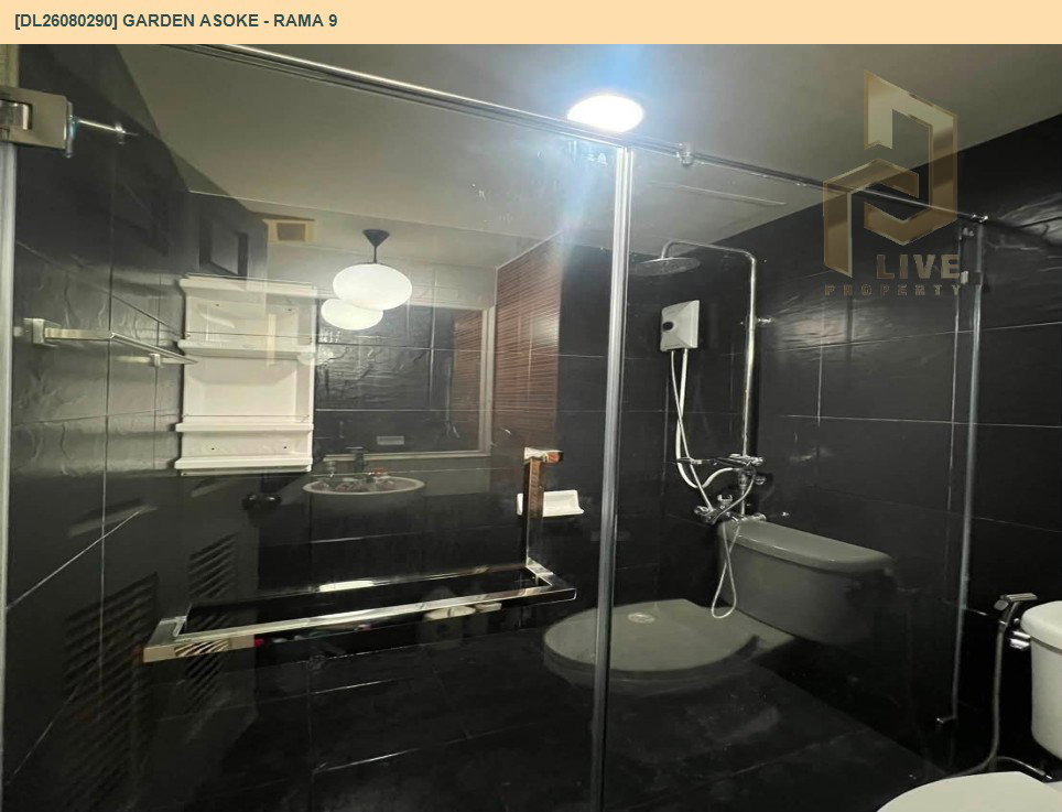 รูป DL26080290 ให้เช่าคอนโด การ์เด้น อโศก - พระราม 9 (Garden Asoke - Rama 9) ใกล้ MRT พระราม 9 พร้อมเข้าอยู่ โทรด่วน 0653619502 LineID @952jdxxk - รูปที่ 6/8