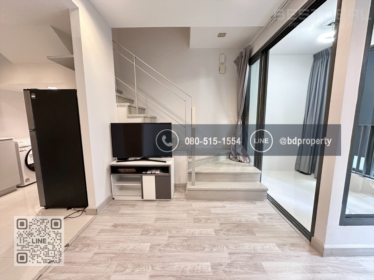 รูป Bestdeal ให้เช่า Duplex 2 Bed ห้องสวย Fully Furnished พร้อมเข้าอยู่ ราคา25,000 เดือนเท่านั้น ใกล้MRT และ เซ็นทรัลพระราม 9 เพียง 80 ม. - รูปที่ 8/20
