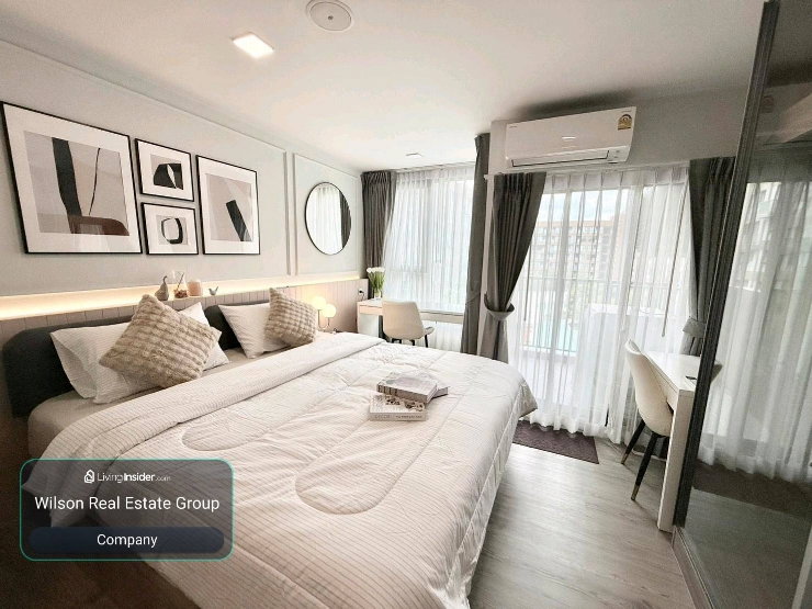 รูป 🏡 ให้เช่า Kave Town Colony | วิวสระแนวยาว 🌊 ระเบียงยื่น | 29 ตร.ม. | 15,000 บาท - รูปที่ 10/30