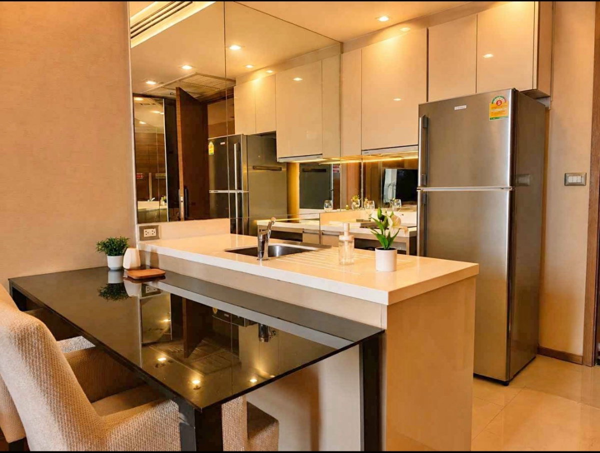 รูป ✨ ให้เช่า The Address Sathorn ห้อง 1 ห้องนอน ขนาด 46 ตร.ม. ชั้นสูง พร้อมเข้าอยู่ - รูปที่ 7/9