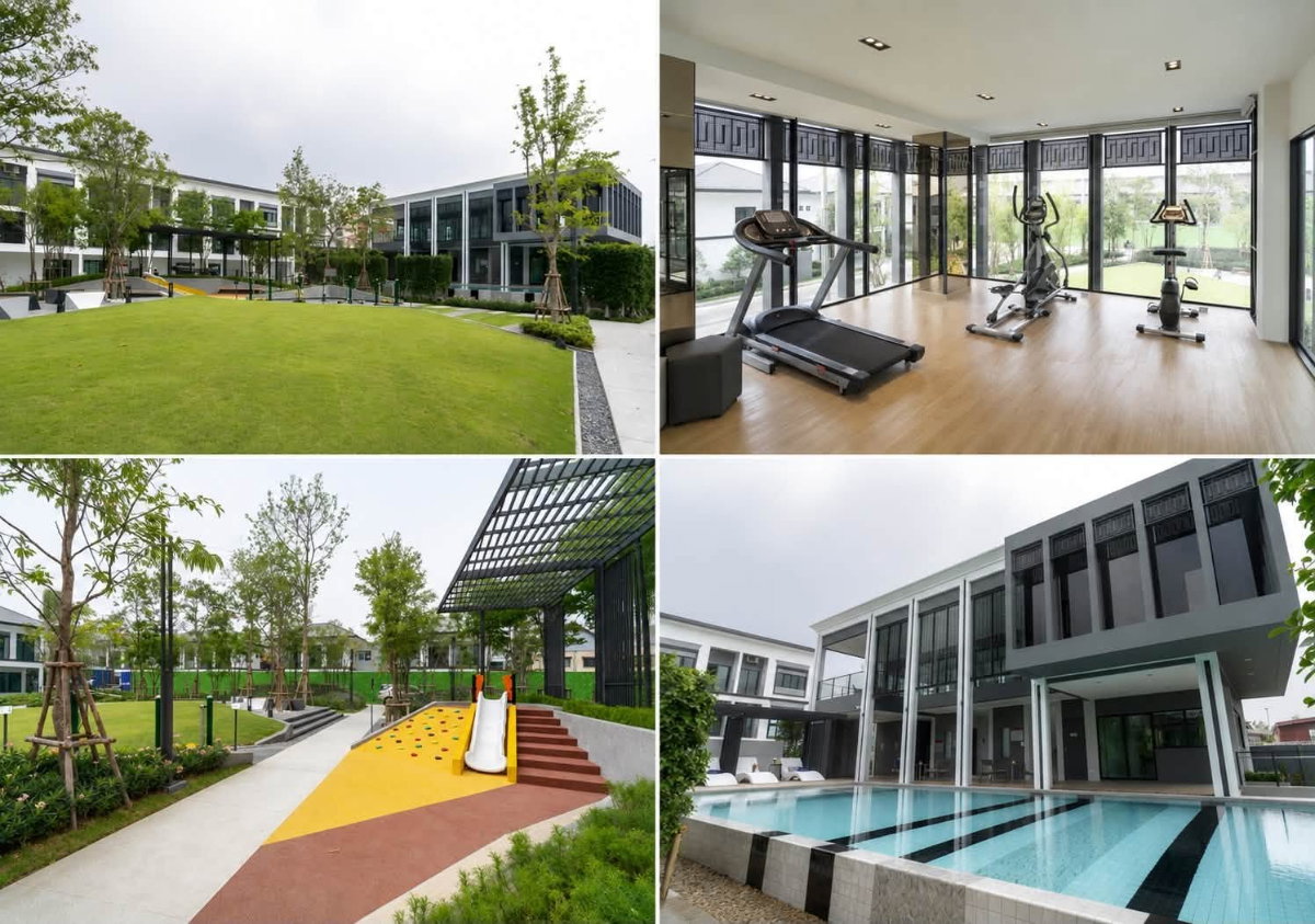 รูป ขาย ทาวน์โฮม 3 ชั้น หมู่บ้าน ลุมพินี ทาวน์ เพลส สุขุมวิท-ศรีนครินทร์ เดินทางสะดวก ใกล้ BTS (TH6924) - รูปที่ 20/20