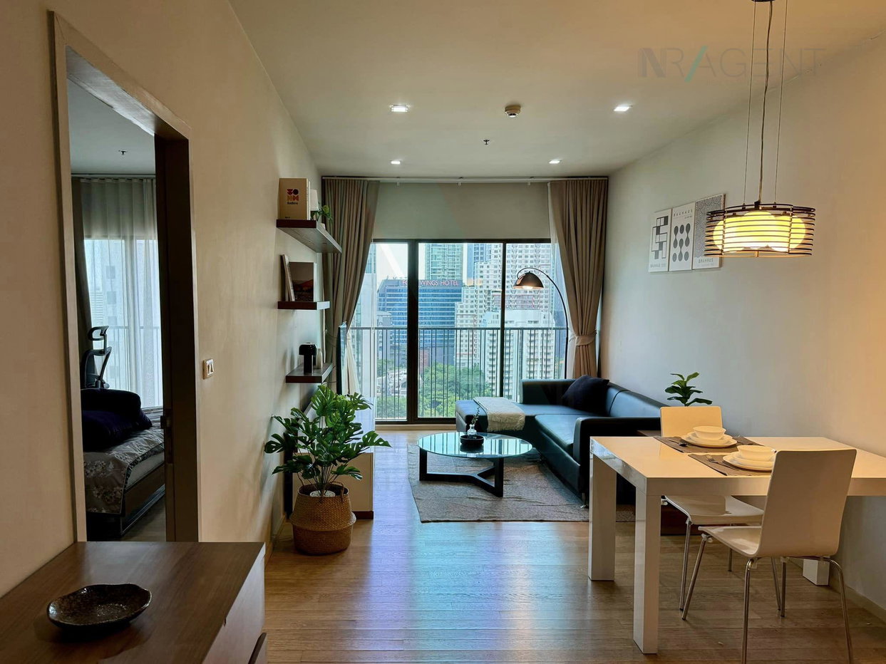 รูป 🚩 ให้เช่าคอนโด โนเบิล รีไฟน์ อาคาร 1 ชั้น 17 1 ห้องนอน ขนาด 50.00 ตรม ใกล้ โรงพยาบาล สมิติเวช - รูปที่ 3/8
