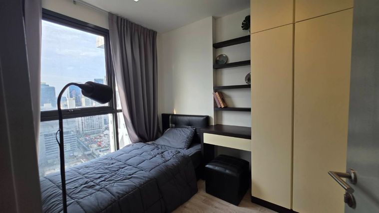 2-bed condo for rent, 41 sqm, IDEO Mobi Rama 9