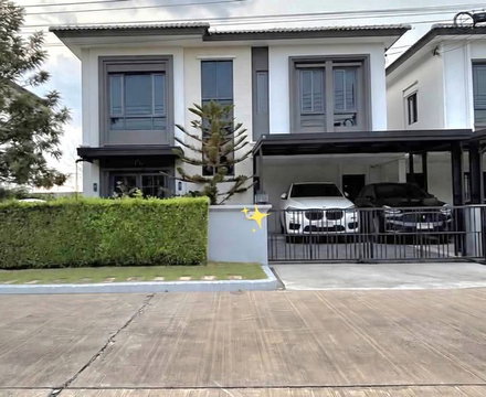 Single house for rent, 2 floors, 52 sq m, Phahon Yothin. Vibhavadi Rangsit Near Future Park Rangsit
