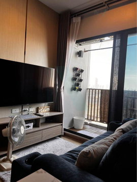 For rent condo NICHE MONO CHAROEN NAKORN Building 1, Floor 17,1 bed room, Room size 49.00 sqm