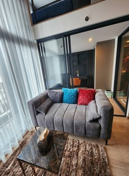 รูป **IDEO Rama 9 – Asoke | Duplex 2 ชั้น ชั้น 30 | 2 ห้องนอน | 52 ตร.ม.**🛋 Fully Furnished | พร้อมเข้าอยู่ - รูปที่ 3/22