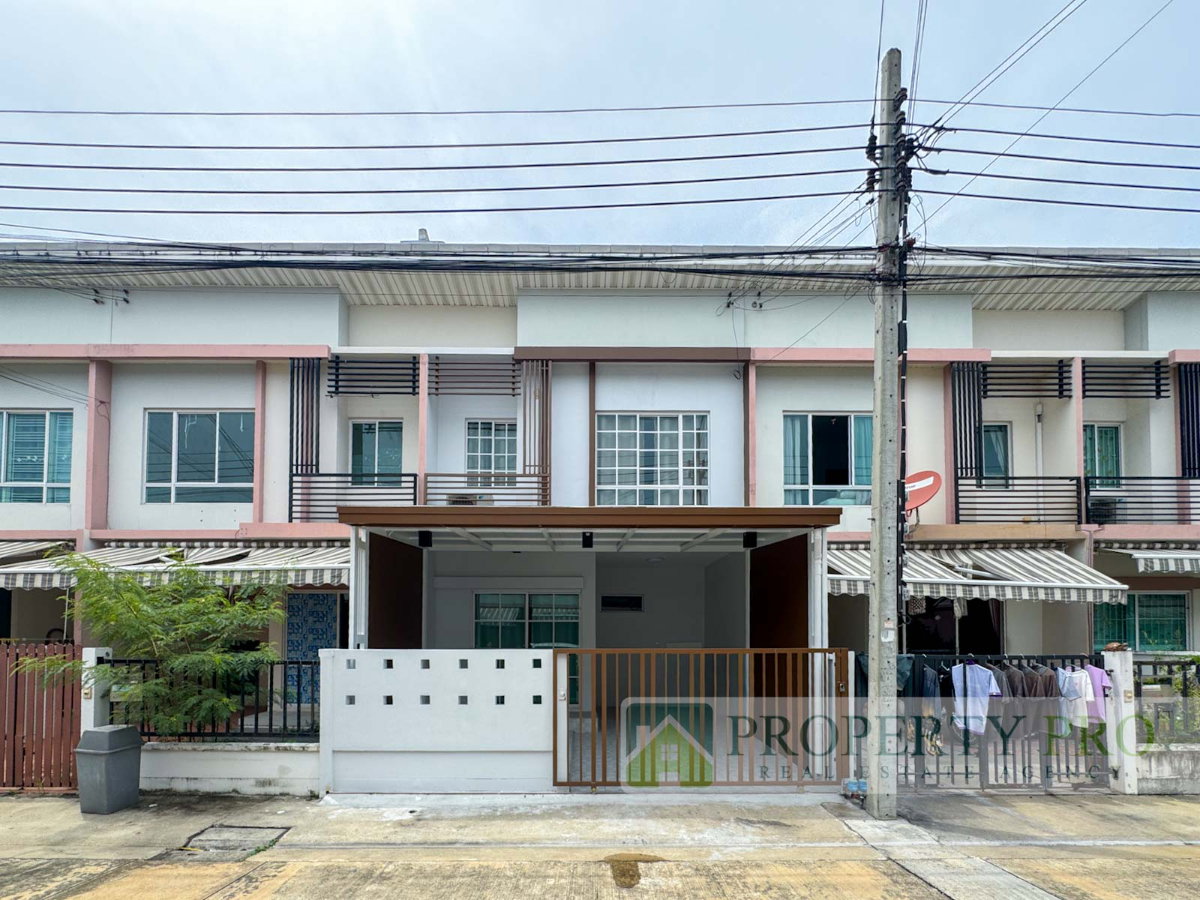 รูป ขาย บ้าน Pleno รัตนาธิเบศร์ ชัยพฤกษ์ ทาวน์โฮม 2 ชั้น 3 นอน 2 น้ำ ขนาด 18 ตรว รีโนเวทใหม่ ใกล้  ราชพฤกษ์ กาญจนาภิเษก บางบัวทอง : KT26S-004 - รูปที่ 1/16