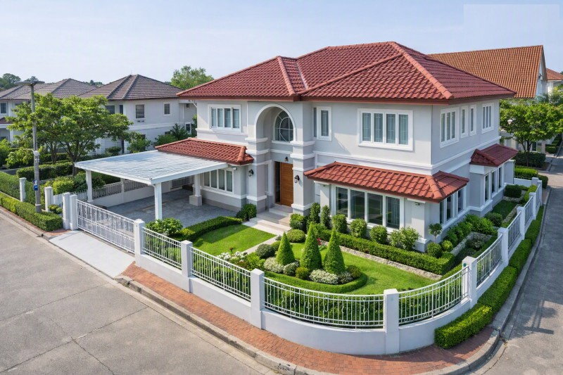 รูป พร้อมเฟอร์ฯบิวท์อิน สุขาภิบาล 5 ซ.26-32 เพลินนารี่ มอลล์ 1.5กม. คฤหาสน์หรูหัวมุมบ้าน 2 ชั้น 4-5นอน รามอินทรา-วัชรพล 3 น้ำ 91ตร.ว. - รูปที่ 2/8