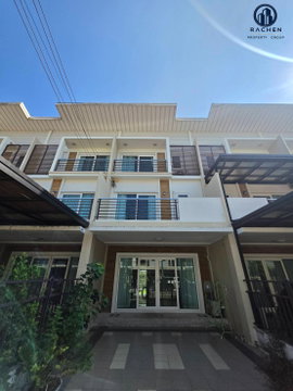 For rent, 3-storey townhouse, Palm Spring Village 9, Ban Phru