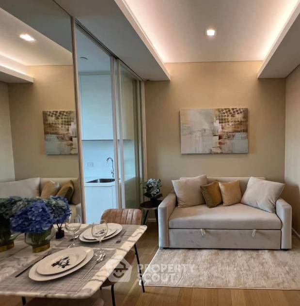 รูป ชั้น 22 ห้องนอน 1 The Saint Residences ใกล้ MRT พหลโยธิน 100 ม. (ID 3171607) - รูปที่ 2/4
