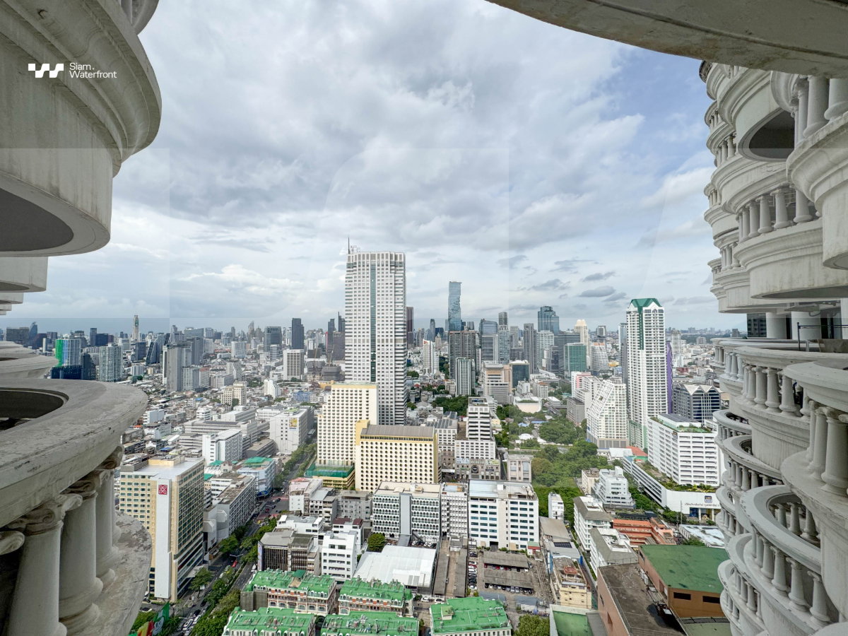 รูป 🔥ขายด่วน🔥State Tower Condominium 2ห้องนอน/2ห้องน้ำ 118sqm ชั้น41 Cityview ตกแต่งสวย ใกล้ BTS สะพานตากสิน - รูปที่ 25/28