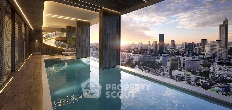 picture Pet-Friendly 1-BR High-Floor Maru Chula Near MRT Hua Lamphong (ID 3173609) - 4/11
