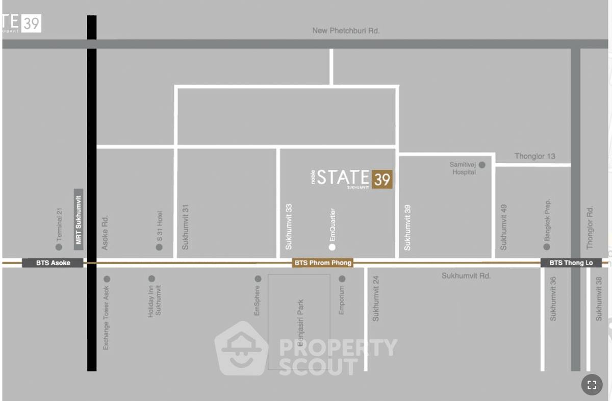 picture 1-BR At Noble State 39 Near BTS Phrom Phong, 400m (ID 3171676) - 7/8