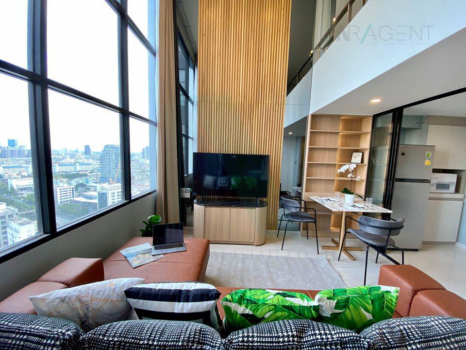 picture 🎉 For Rent Condo KNIGHTSBRIDGE PRIME SATHORN Building 1, Floor 25,Duplex, Room size 38.00 sqm - 6/8