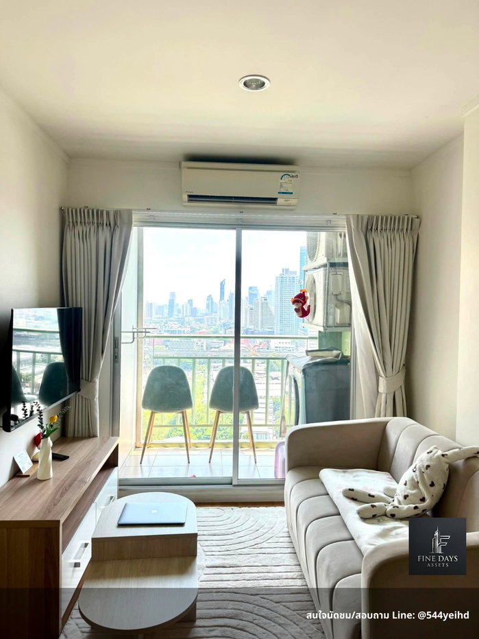 picture ð For Rent: LUMPINI PARK Rama 9 - Ratchada (RCA) ðĒ Building B, 22nd Floor ð Beautiful city view - 2/6