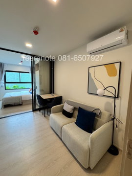New, ready-to-move-in condo near Siriraj: 1 bedroom, fully furnished, 26.37 sq.m. Prices start at just 1.95 million Baht.
