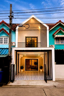 ทาวน์โฮม นนทบุรี : 📌 ขายทาวน์เฮาส์ โครงการ บ้านพร้อมจิตร 2 ชั้น 2 ห้องนอน 2 ห้องน้ำ