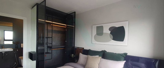 รูปภาพ 🔺 For Rent Condo THE KEY MRT PHETKASEM 48 Building 1, Floor 25,1 bed room, Room size 28 sqm