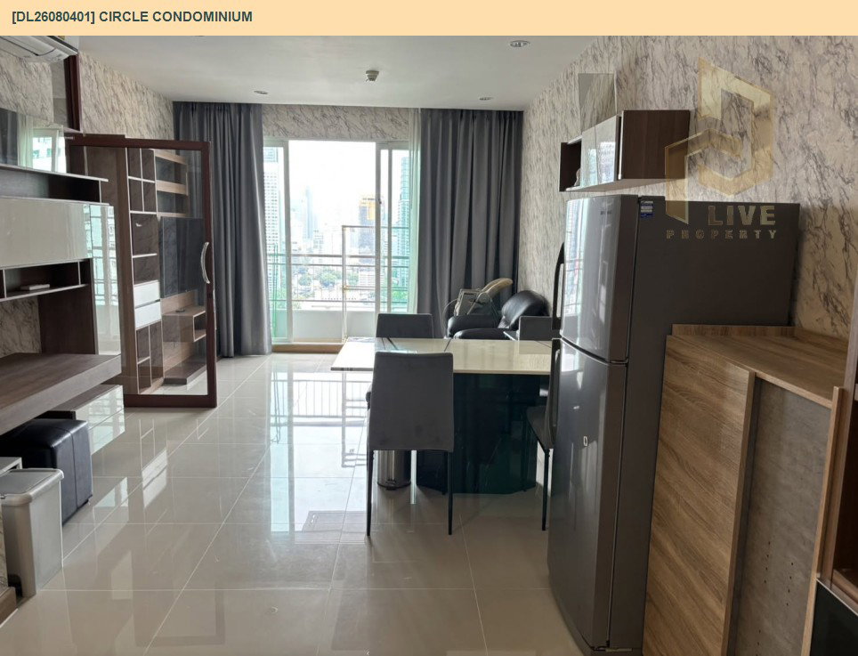 รูป DL26080401 ให้เช่าคอนโด เซอร์เคิล คอนโดมิเนียม (Circle Condominium) ใกล้ MRT เพชรบุรี พร้อมเข้าอยู่ โทรด่วน 0614453194 LineID @952jdxxk - รูปที่ 5/11