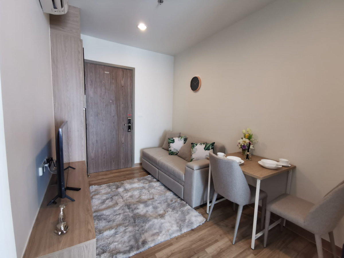 picture Condo for RENT : Nich Mono Sukhumvit Baring 𝐒𝐢𝐳𝐞 : 28 sqm. 1 Bedroom /1 Bathroom /Unblocked view 𝐅𝐥𝐨𝐨𝐫 : 32nd ✅Fully furnished - 3/15