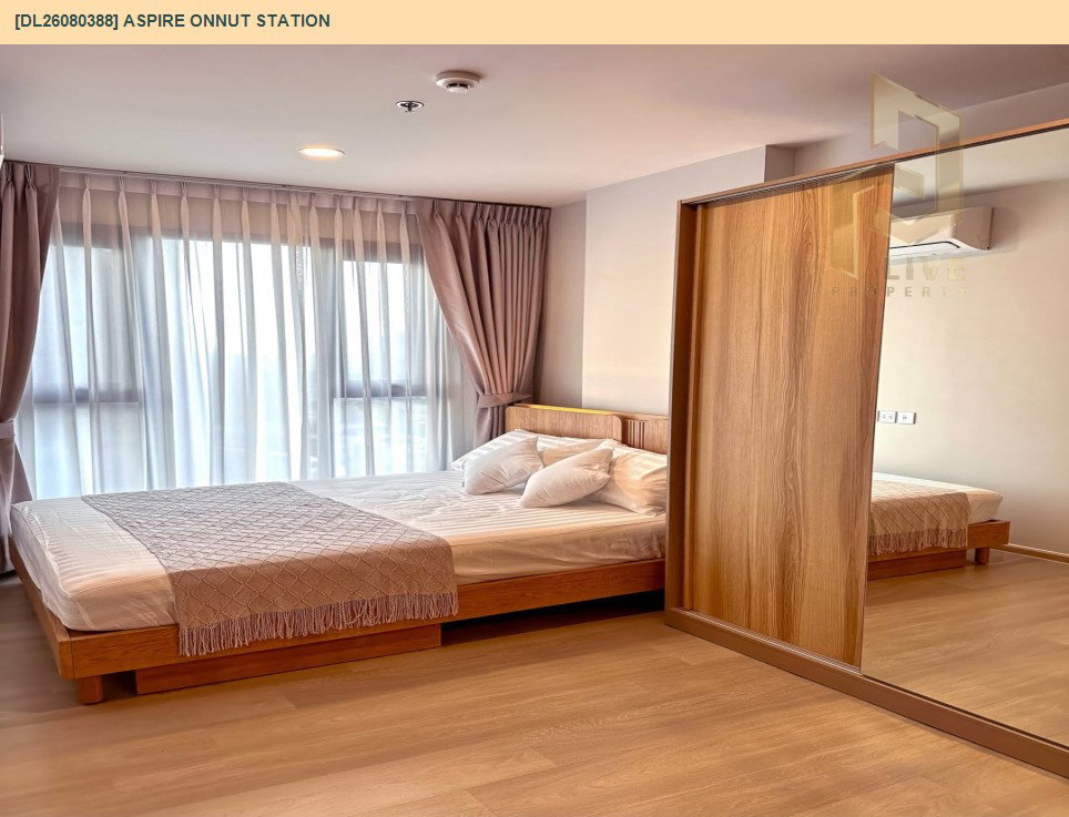 รูป DL26080388 ให้เช่าคอนโด แอสปาย อ่อนนุช สเตชั่น (Aspire Onnut Station) ใกล้ - พร้อมเข้าอยู่ โทรด่วน 0638692663 LineID @952jdxxk - รูปที่ 2/7