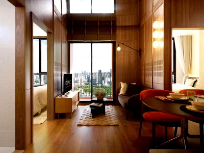 ขายคอนโด : !!!! ขายคอนโด นิว เอปิค อโศก - พระราม 9  ชั้น 26 1 Bed plus ขนาด 35.5 ตรม ใกล้ Central พระราม 9
