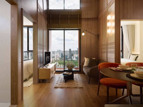 !!!! Condo for Sale – NUE Epic Asok–Rama 9 26th Floor 1 Bedroom Plus Size: 35.5 sq.m, close to Central Rama 9.